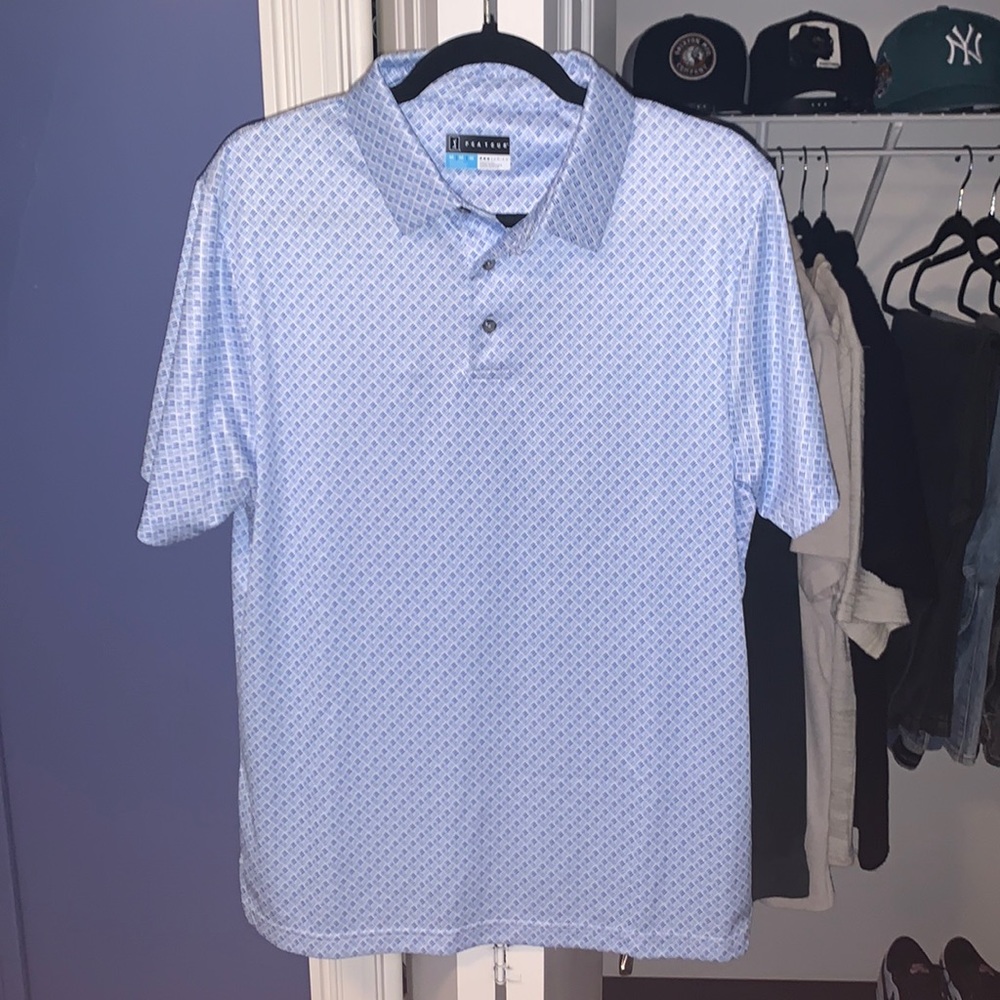 PGA Tour Pro Series Polo | Size Medium | Color Blue